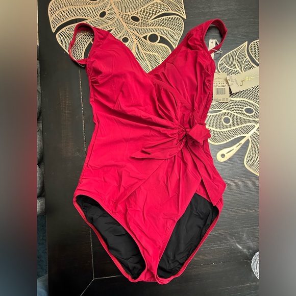 Gottex Women's Standard Luna Surplice One Piece Size 12 - Picture 5 of 7